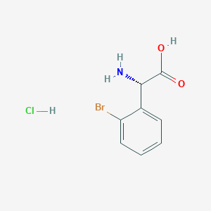 molecular formula C8H9BrClNO2 B6591206 (S)-2-Amino-2-(2-bromophenyl)acetic acid hydrochloride CAS No. 1313219-33-8