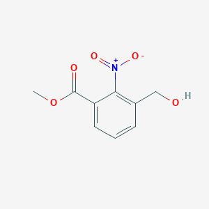 molecular formula C9H9NO5 B6591240 Methyl 3-(hydroxymethyl)-2-nitrobenzoate CAS No. 1331954-75-6