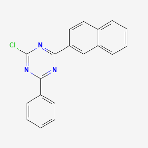 molecular formula C19H12ClN3 B6591258 2-Chloro-4-(naphthyl-2-yl)-6-phenyl-1,3,5-triazine CAS No. 1342819-12-8
