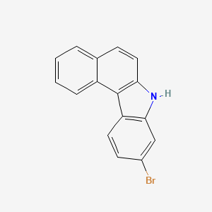 molecular formula C16H10BrN B6591301 9-bromo-7H-benzo[c]carbazole CAS No. 1357572-66-7