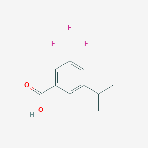 molecular formula C11H11F3O2 B6591360 3-Isopropyl-5-(trifluoromethyl)benzoic acid CAS No. 1369784-77-9