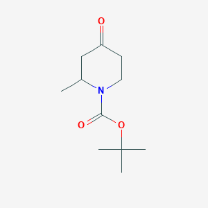 molecular formula C11H19NO3 B065914 叔丁基 2-甲基-4-氧代哌啶-1-羧酸酯 CAS No. 190906-92-4