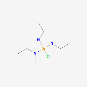 molecular formula C9H24ClN3Si B6591405 Tris(ethylmethylamino)chlorosilane CAS No. 1378825-94-5