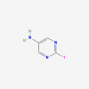 molecular formula C4H4IN3 B6591409 2-Iodopyrimidin-5-amine CAS No. 1378847-85-8