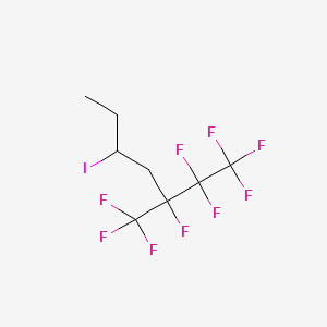 molecular formula C8H8F9I B6591436 5-Iodo-1,1,1,2,2,3-hexafluoro-3-(trifluoromethyl)heptane CAS No. 1391033-23-0