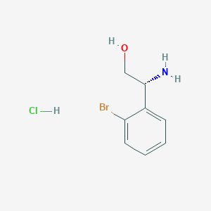 molecular formula C8H11BrClNO B6591453 (R)-2-氨基-2-(2-溴苯基)乙醇盐酸盐 CAS No. 1391417-05-2