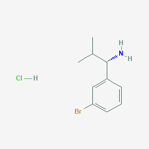 (S)-1-(3-Bromophenyl)-2-methylpropan-1-amine hydrochloride