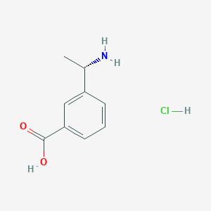 (S)-3-(1-Aminoethyl)benzoic acid hydrochloride