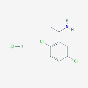 molecular formula C8H10Cl3N B6591500 1-(2,5-Dichlorophenyl)ethanamine hydrochloride CAS No. 1394838-41-5