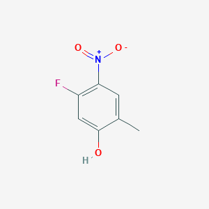 molecular formula C7H6FNO3 B6591507 5-Fluoro-2-methyl-4-nitrophenol CAS No. 1394933-75-5