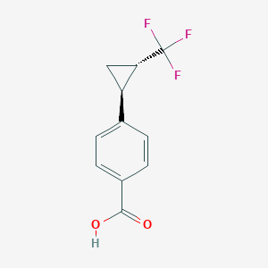 (+/-)-4-(Trans-2-(trifluoromethyl)cyclopropyl)benzoic acid