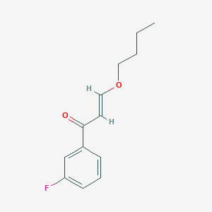 molecular formula C13H15FO2 B6591542 (E)-3-butoxy-1-(3-fluorophenyl)prop-2-en-1-one CAS No. 1404196-17-3