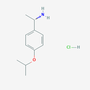 molecular formula C11H18ClNO B6591555 (S)-1-(4-Isopropoxyphenyl)ethan-1-amine hydrochloride CAS No. 1415257-41-8