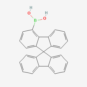 molecular formula C25H17BO2 B6591575 9,9'-Spirobi[fluoren]-4-ylboronic acid CAS No. 1421789-05-0