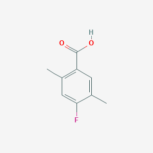 molecular formula C9H9FO2 B6591597 4-Fluoro-2,5-dimethylbenzoic acid CAS No. 1427082-14-1