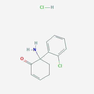 molecular formula C12H13Cl2NO B6591618 脱氢去甲氯胺酮 CAS No. 1435934-26-1