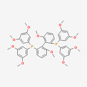 molecular formula C46H48O10P2 B6591640 (R)-(+)-2,2'-Bis[di(3,5-dimethoxyphenyl)phosphino]-6,6'-dimethoxy-1,1'-biphenyl CAS No. 1448722-98-2