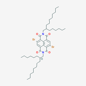 molecular formula C46H68Br2N2O4 B6591666 4,9-dibromo-2,7-bis(2-hexyldecyl)benzo[lmn][3,8]phenanthroline-1,3,6,8(2H,7H)-tetraone CAS No. 1459168-68-3