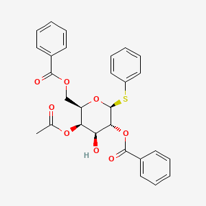 molecular formula C28H26O8S B6591740 Phenyl 4-O-acetyl-2,6-DI-O-benzoyl-1-thio-beta-thio-beta-D-galactopyranoside CAS No. 152488-28-3