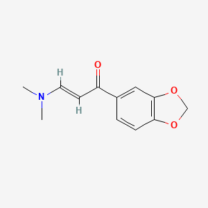 molecular formula C12H13NO3 B6591763 (2E)-1-(1,3-benzodioxol-5-yl)-3-(dimethylamino)prop-2-en-1-one CAS No. 154257-92-8