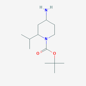 molecular formula C13H26N2O2 B6591773 tert-Butyl 4-amino-2-isopropylpiperidine-1-carboxylate CAS No. 1558365-90-4