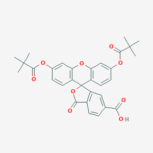molecular formula C31H28O9 B065918 6-羧基荧光素二异戊酯 CAS No. 192374-17-7