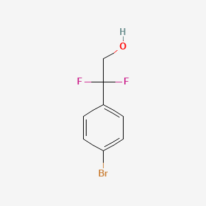 molecular formula C8H7BrF2O B6591884 2-(4-溴苯基)-2,2-二氟乙醇 CAS No. 1779939-06-8