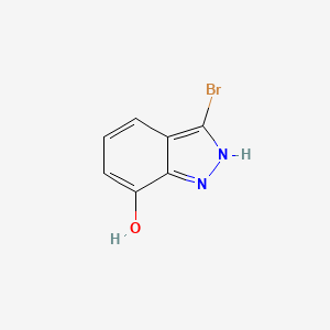 molecular formula C7H5BrN2O B6591898 3-Bromo-1H-indazol-7-ol CAS No. 1780112-08-4