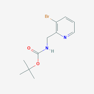 molecular formula C11H15BrN2O2 B6591902 tert-Butyl ((3-bromopyridin-2-yl)methyl)carbamate CAS No. 1781070-64-1