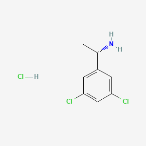 molecular formula C8H10Cl3N B6591919 (S)-1-(3,5-Dichlorophenyl)ethanamine hydrochloride CAS No. 1788072-43-4
