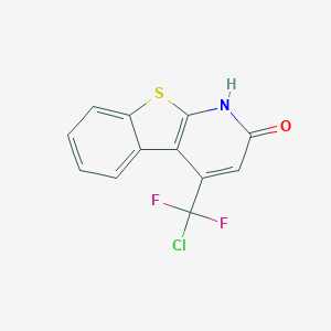 molecular formula C12H6ClF2NOS B6591984 4-(Chlorodifluoromethyl)benzo-[b]-thiopheno-[2,3-b]-pyridin-2(1H)-one CAS No. 1820604-25-8