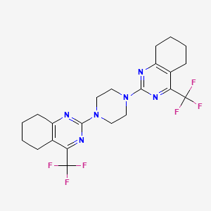 1,4-Bis[5,6,7,8-tetrahydro-4-(trifluoromethyl)quinazoline-2-YL]piperazine