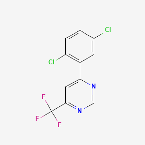 6-(2,5-Dichlorophenyl)-4-(trifluoromethyl)pyrimidine
