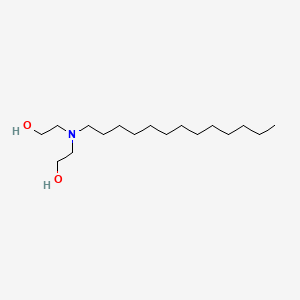 molecular formula C17H37NO2 B6592233 Amides, C10-16, N,N-bis(hydroxyethyl) CAS No. 18312-57-7