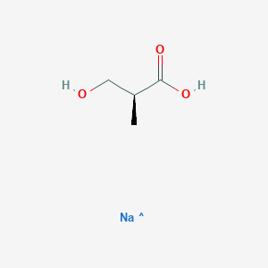 molecular formula C4H8NaO3 B6592306 S-3-羟基异丁酸钠盐 CAS No. 1893416-17-5