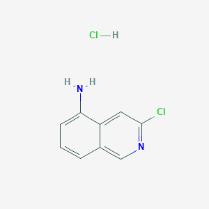 B6592349 5-Amino-3-chloroisoquinoline hydrochloride CAS No. 1949815-81-9