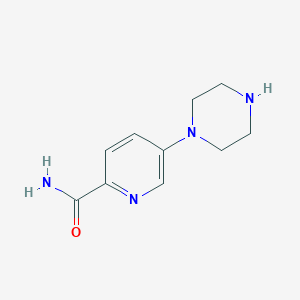 molecular formula C10H14N4O B6592443 5-(Piperazin-1-yl)picolinamide CAS No. 2044836-36-2