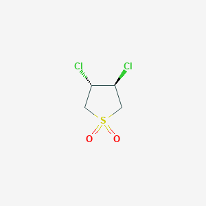 molecular formula C4H6Cl2O2S B6592459 反式-亚磺酰烯二氯化物 CAS No. 20688-41-9