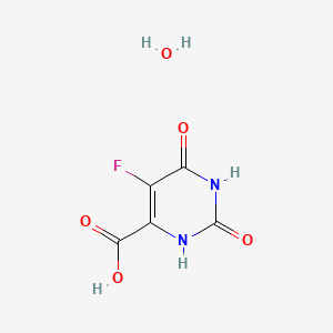 molecular formula C5H5FN2O5 B6592471 5-Fluoroorotic acid monohydrate CAS No. 207291-81-4