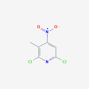 molecular formula C6H4Cl2N2O2 B6592481 2,6-二氯-3-甲基-4-硝基吡啶 CAS No. 2089315-05-7