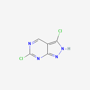 molecular formula C5H2Cl2N4 B6592482 3,6-Dichloro-1H-pyrazolo[3,4-d]pyrimidine CAS No. 2089315-59-1