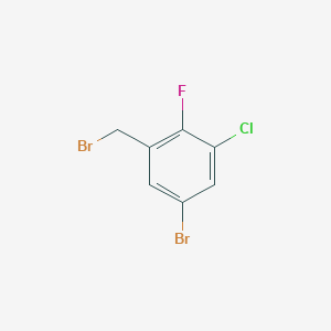 molecular formula C7H4Br2ClF B6592488 5-Bromo-3-chloro-2-fluorobenzyl bromide CAS No. 2092617-82-6
