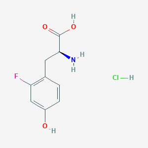 molecular formula C9H11ClFNO3 B6592501 2-Fluoro-L-tyrosine hydrochloride CAS No. 2097073-16-8