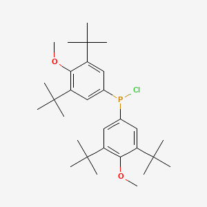 molecular formula C30H46ClO2P B6592538 Bis(3,5-DI-tert-butyl-4-methoxyphenyl)chlorophosphine CAS No. 212713-08-1