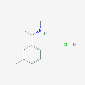 molecular formula C10H16ClN B6592613 (S)-N-Methyl-1-(m-tolyl)ethanamine hydrochloride CAS No. 2241594-13-6