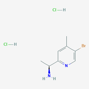 molecular formula C8H13BrCl2N2 B6592628 (S)-1-(5-Bromo-4-methylpyridin-2-yl)ethanamine dihydrochloride CAS No. 2250243-78-6
