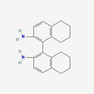 molecular formula C20H24N2 B6592660 1-(2-氨基-5,6,7,8-四氢萘-1-基)-5,6,7,8-四氢萘-2-胺 CAS No. 229177-78-0