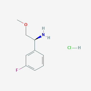 molecular formula C9H13ClFNO B6592794 (S)-1-(3-Fluorophenyl)-2-methoxyethanamine hydrochloride CAS No. 2442565-25-3