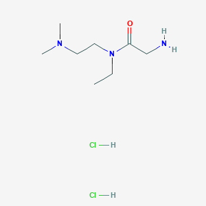 molecular formula C8H21Cl2N3O B6592803 2-Amino-N-(2-(dimethylamino)ethyl)-N-ethylacetamide dihydrochloride CAS No. 2444713-78-2