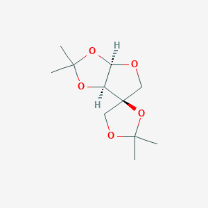 molecular formula C11H18O5 B6592865 1,2:3,5-Di-O-isopropylidene-alpha-D-apiose CAS No. 25904-06-7
